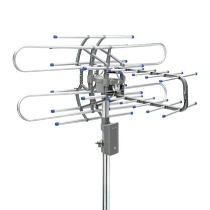 Antena aérea para tv, giratoria 360 grados a control remoto ANGI-360