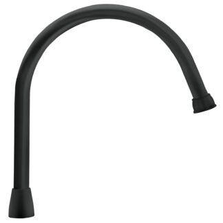 Cuello para mezcladora de fregadero, negro mate, Aqua AQCR-80M