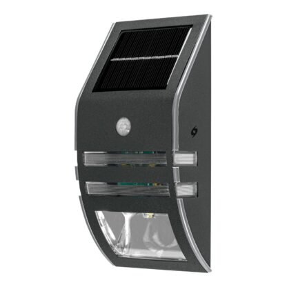 Arbotante solar LED con sensor de luz y movimiento, Volteck ARB-701L