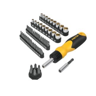 Desarmador tipo matraca con 35 puntas y 18 dados, Pretul AUTO-61