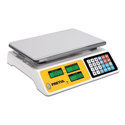 Báscula capacidad 40 kg electrónica multifunciones, Pretul BASE-40P