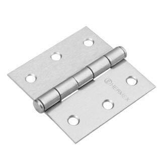 Bisagra cuadrada 2-1/2' acero cromo mate, plana, Hermex BC-253P