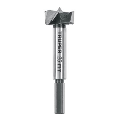 Broca forstner 25 mm para madera, Truper BFM-25