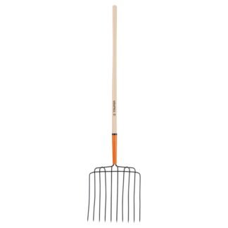 Bieldo para estiércol 10 dientes, mango 48', Truper BPJ-10L