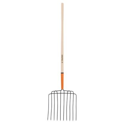 Bieldo para estiércol 10 dientes, mango 48', Truper BPJ-10L