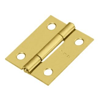 Bisagra rectangular 1-1/2' acero latonado, Hermex BR-151