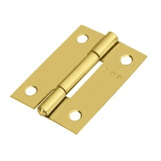 Bisagra rectangular 2' acero latonado, Hermex BR-201