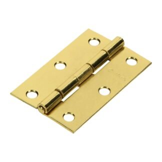 Bisagra rectangular 2-1/2' acero latonado, Hermex BR-251