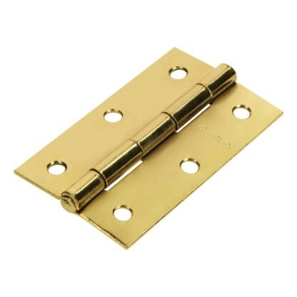 Bisagra rectangular 3-1/2' acero latonado, Hermex BR-351