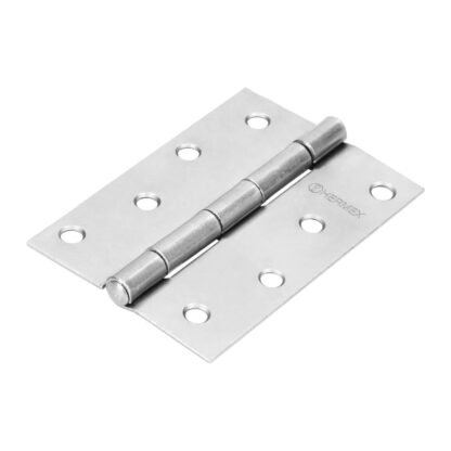 Bisagra rectangular 4' acero pulido, Hermex BR-400