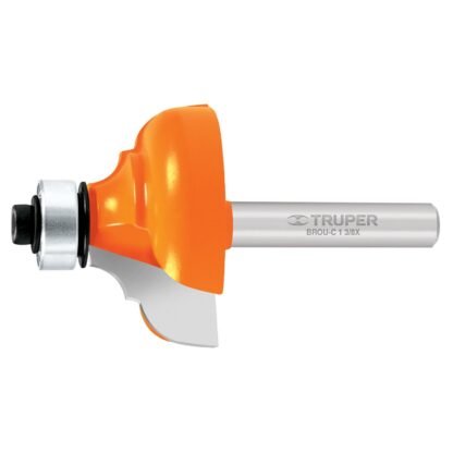 Broca para router, clásica, 1-3/8' con balero, Truper BROU-C1-3/8X