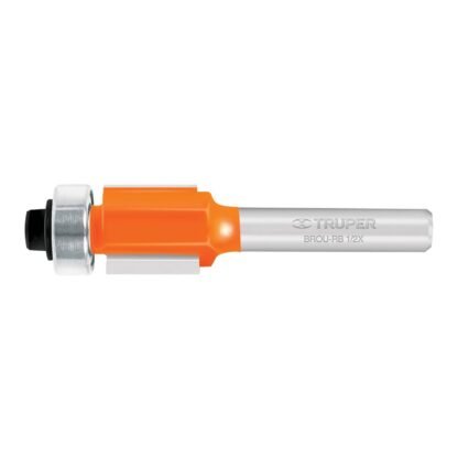 Broca para router, corte recto, 1/2' con balero, Truper BROU-RB1/2X