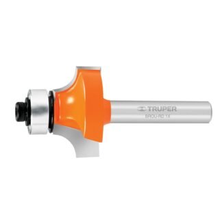 Broca para router, redondeado, 1' con balero, Truper BROU-RD1X