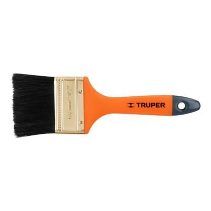 Brocha profesional de 2-1/2' con mango de plástico, Truper BRT-2-1/2