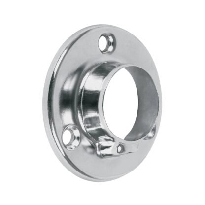 Brida cromada para tubo redondo de closet, Hermex BTR-3