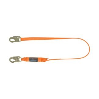 Línea de vida 1.8m cinta políéster, absorbedor impacto, ANSI CAB-5430-18-A
