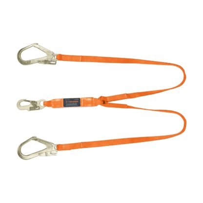 Línea de vida absorbedor impacto, doble brazo, gancho grande CAB-5432-18