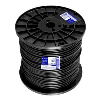 Metro de cable coaxial RG6 en carrete de 300 m, Volteck CABCO-6300