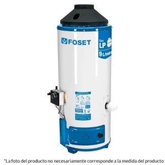 Calentador de paso 9L 2 servicios gas nat. piezo eléct. Fose CALE-9PA-N