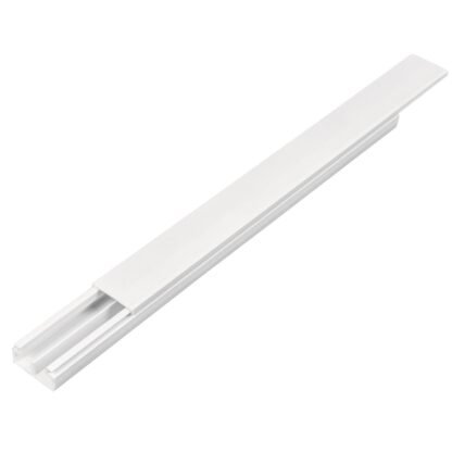 Canaleta de 2 vías 10 x 20, con división, Volteck CAN-1020D