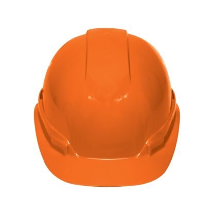 Casco de seguridad ventilado, ajuste de matraca, naranja CAS-NI