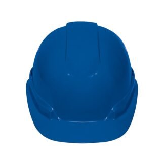 Casco de seguridad ventilado, ajuste de matraca, azul CAS-ZI