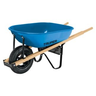 Carretilla 5 ft3 Neumática, bastidor tubular, Truper CAT-50WD