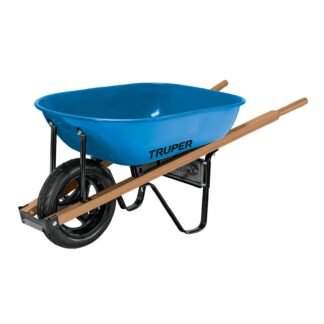 Carretilla 5.5 ft3 Imponchable, bastidores madera, Truper CAT-50WFF