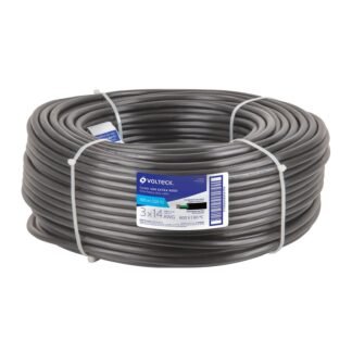 Metro de cable uso extra rudo 3 x 14 AWG en rollo de 100 m CAUR-314