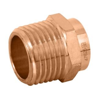 Conector de cobre de rosca exterior 1/2', Foset CC-611B