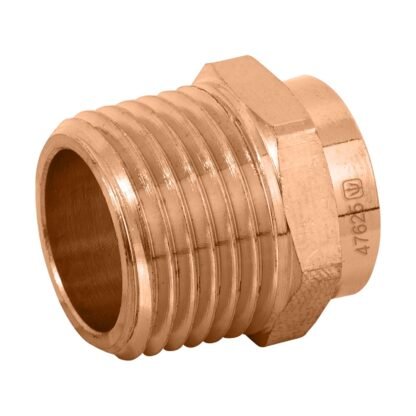 Conector de cobre de rosca exterior 1/2', Foset CC-611B