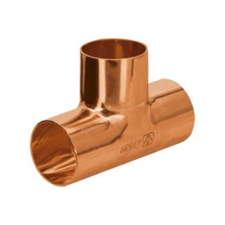 Tee de cobre sencilla de 1', Foset CC-763B