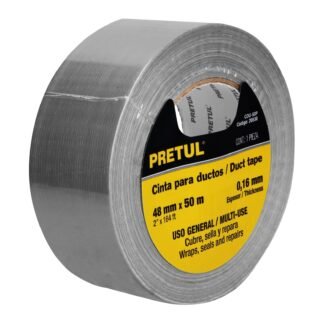 Cinta para ducto 50m x 48mm, espesor 0.16mm, Pretul CDU-50P