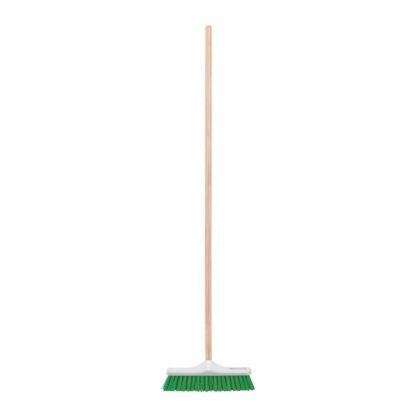 Cepillo industrial cerda rígida de 30 cm, bastón de madera CEPI-30