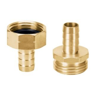 Conectores 1/2' macho y hembra de latón sólido para manguera CFM-1/2B