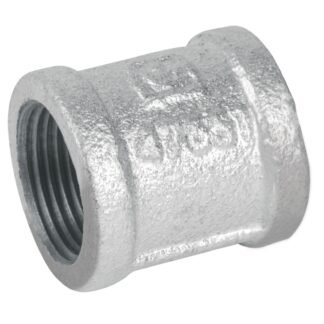Cople reforzado de acero galvanizado de 3/4', Foset CG-202