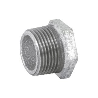 Reducción bushing acero galvanizado 3/4 x 1/2', Foset CG-231