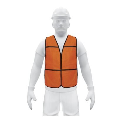 Chaleco de seguridad, uso de día, naranja, Pretul CHS-100N
