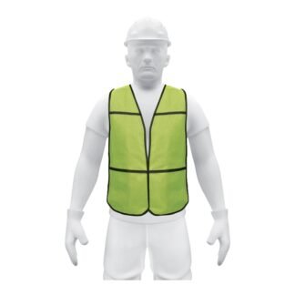Chaleco de seguridad, uso de día, verde, Pretul CHS-100V