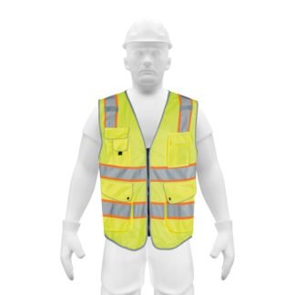 Chaleco de seguridad de alta visibilidad, verde, extra grand CHS-900V-XL