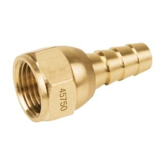 Cople espiga (tuerca loca) de latón, 3/8', Foset CLG-3/8L