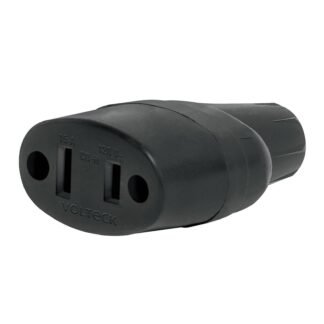 2 Contactos de PVC, Volteck CO-H