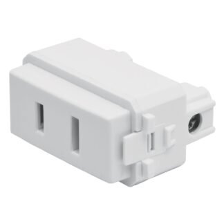 Contacto sencillo, 2polos, sin tierra, línea Italiana,blanco CO-IB