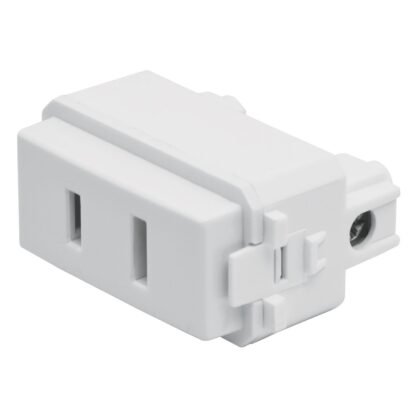 Contacto sencillo, 2polos, sin tierra, línea Italiana,blanco CO-IB
