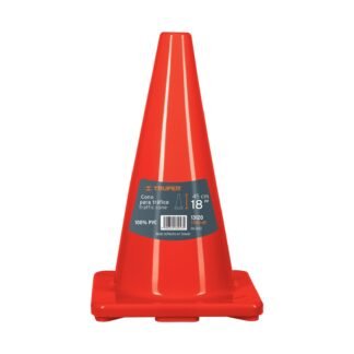 Cono de precaución de 45 cm de PVC, Truper CONO-45