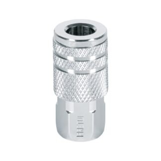 Cople acero, cuerda 1/4NPT, hembra, Pretul COPLE-HEM-1/4P