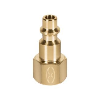 Conector rápido, tipo M, niquelado, cuerda 1/4 NPT, hembra CORAL-HEM-1/4
