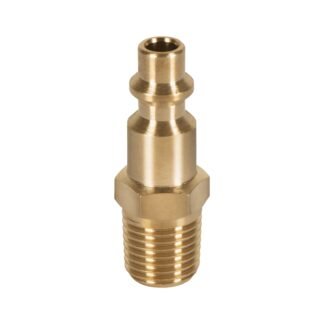 Conector rápido, tipo M, niquelado, cuerda 1/4 NPT, macho CORAL-MA-1/4