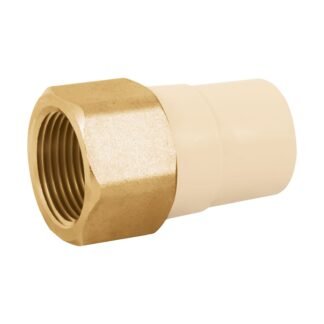 Adaptador hembra de CPVC 1' con inserto metálico, Foset CPVC-643