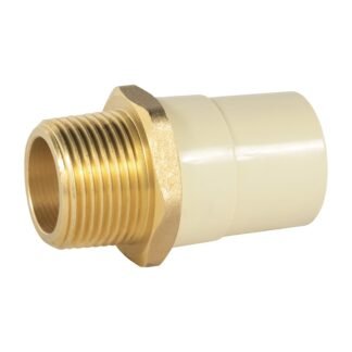 Adaptador macho de CPVC 1' con inserto metálico, Foset CPVC-653